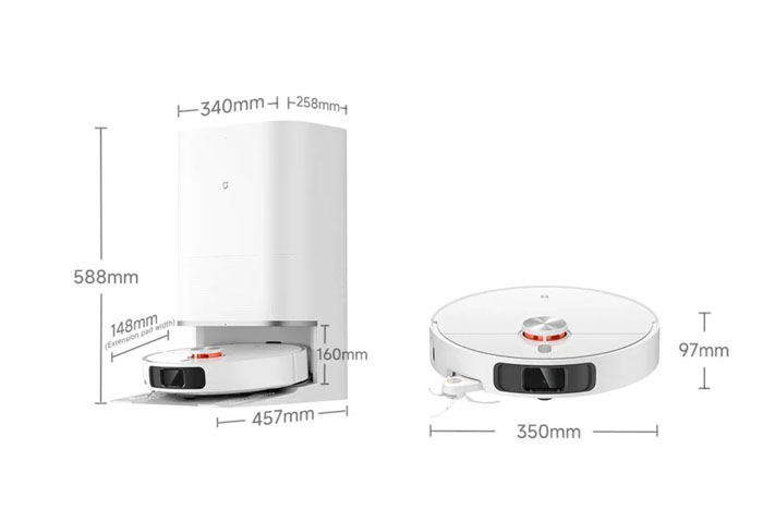 Robot hút bụi lau nhà Xiaomi Mijia M40 D110CN 2025 - Bản Nội Địa